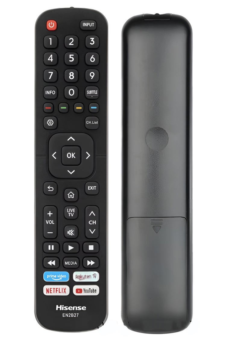 Hisense Replacement Remote Control Compatible with Hisense-Smart-TV-Remote with Netflix, Prime Video, YouTube, Google Play Buttons - Image 1